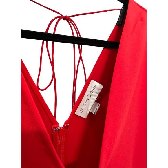 Sachin & Babi Byzas Gown Cerise - Pre-Owned - Picture 5 of 5